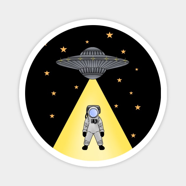 UFO, I want to believe, space, supernatural Magnet by fall in love on_ink